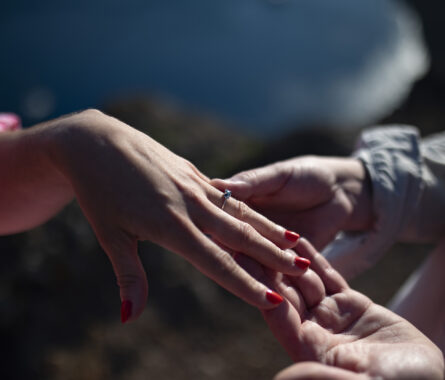 wedding proposal santorini